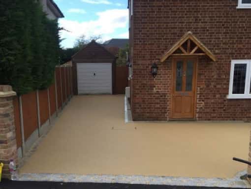 This is a photo of a Resin bound drive carried out in a district of Southampton. All works done by Resin Driveways Southampton