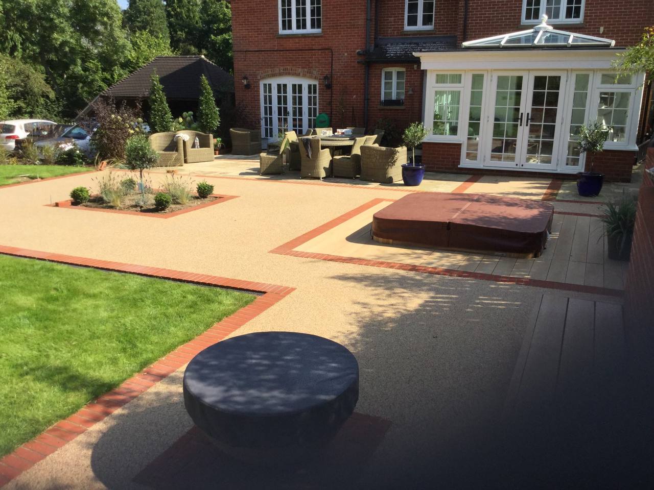 This is a photo of a Resin bound patio carried out in Southampton. All works done by Resin Driveways Southampton